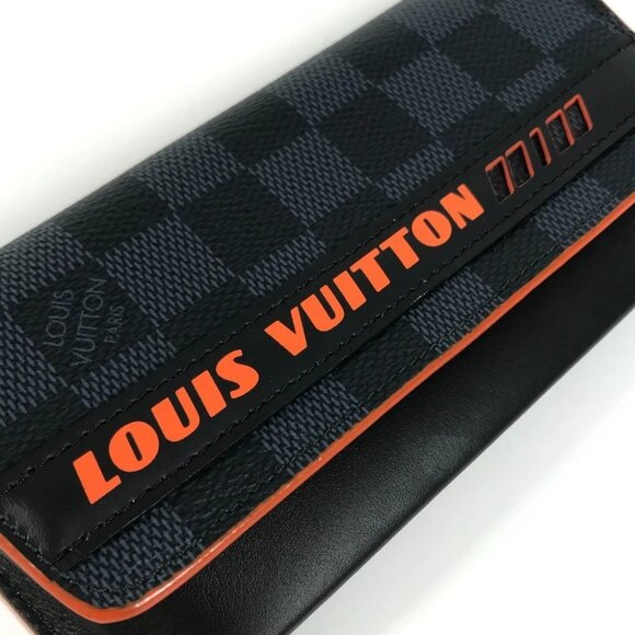 LOUIS VUITTON GI0380 Damier Cobalt Etui Lunet Woody Eyewear Sunglasses Case - Picture 6 of 16